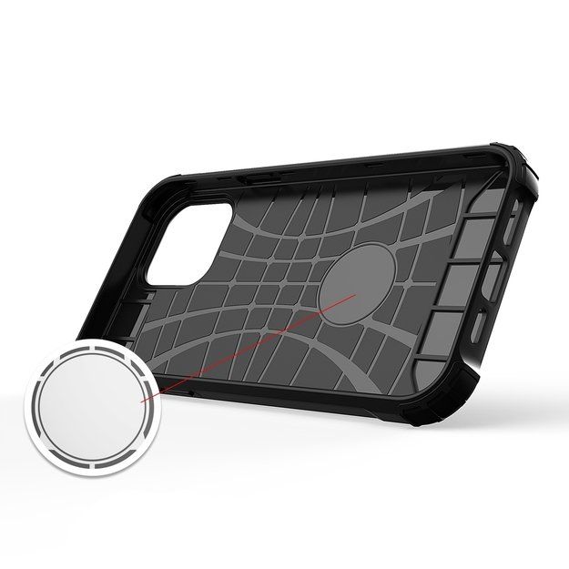 Hybrid Armor Case Tough Rugged Cover for iPhone 13 mini golden 10