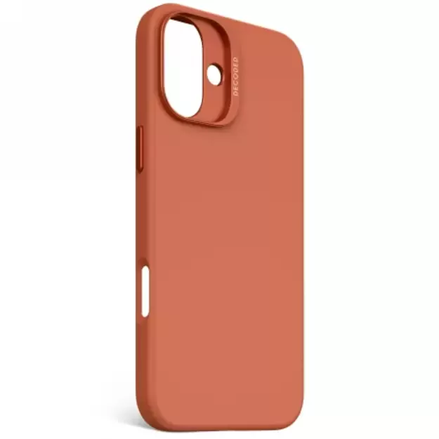 Decoded AntiMicrobial Silicone Backcover with MagSafe for iPhone 16 Plus - Orange 1