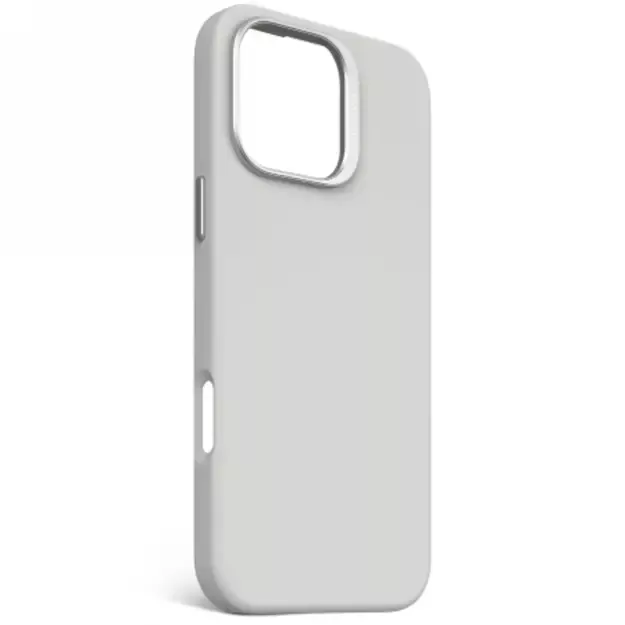 Decoded AntiMicrobial Silicone Backcover with MagSafe for iPhone 16 Pro Max - Gray 1