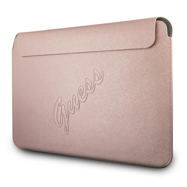 Guess Saffiano Script cover for a 13&quot  laptop - pink 7