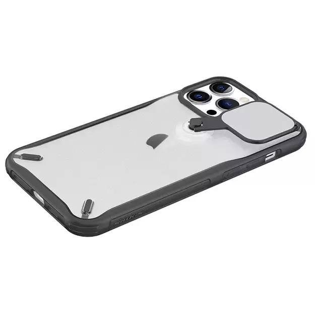 Nillkin Cyclops Case durable case with camera cover and foldable stand iPhone 13 Pro black 1