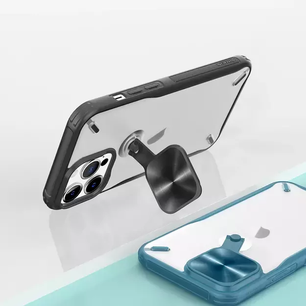 Nillkin Cyclops Case durable case with camera cover and foldable stand iPhone 13 Pro black 12