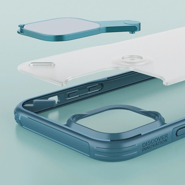 Nillkin Cyclops Case durable case with camera cover and foldable stand iPhone 13 Pro black 25