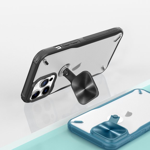 Nillkin Cyclops Case durable case with camera cover and foldable stand iPhone 13 Pro black 28