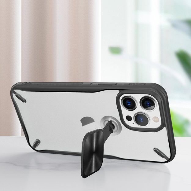 Nillkin Cyclops Case durable case with camera cover and foldable stand iPhone 13 Pro black 24