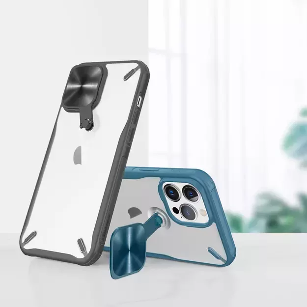 Nillkin Cyclops Case durable case with camera cover and foldable stand iPhone 13 Pro black 6