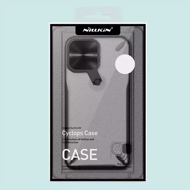 Nillkin Cyclops Case durable case with camera cover and foldable stand iPhone 13 Pro black 4