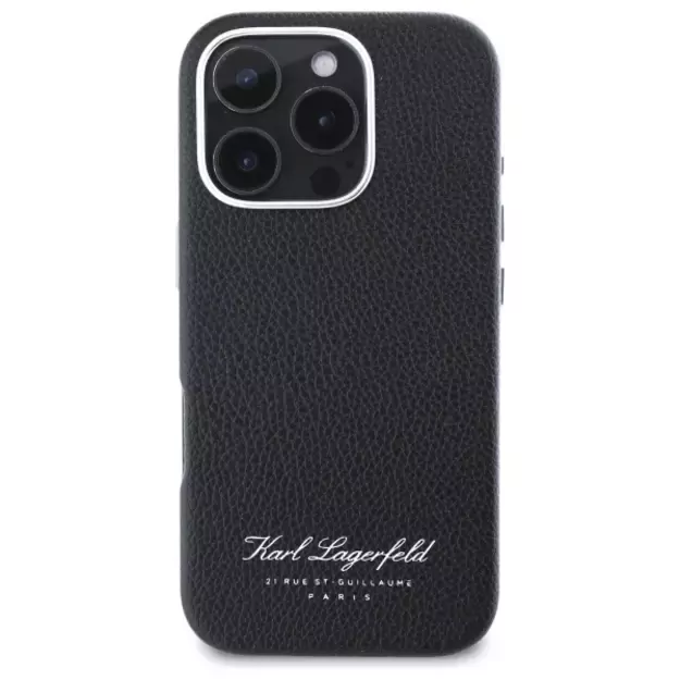 Karl Lagerfeld Hotel RSG iPhone 16 Pro Case - Black 2
