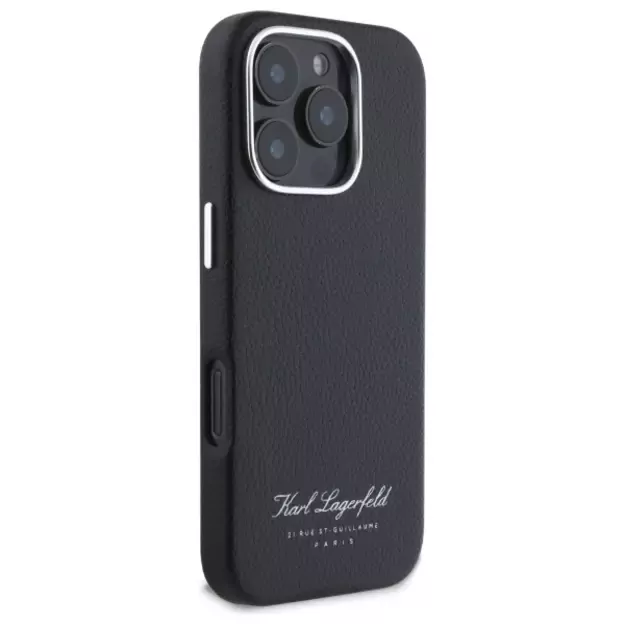 Karl Lagerfeld Hotel RSG iPhone 16 Pro Case - Black 3