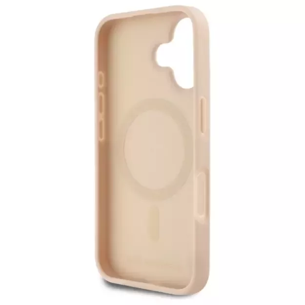 Karl Lagerfeld Hot Stamp Magsafe iPhone 16 Case - Pink 6
