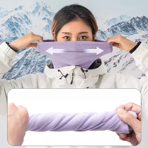 Qunature Oli ski scarf size L - pink 7