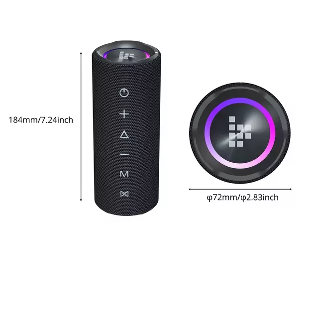 Tronsmart Mirtune C2 24W Bluetooth Portable Speaker - Black 13