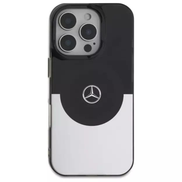 Mercedes Double Layer BiColor MagSafe case for iPhone 16 Pro - silver 2