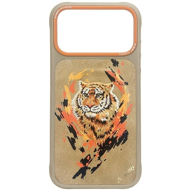 Nimmy Tiger MagSafe case for iPhone 17 Pro Max - light brown
