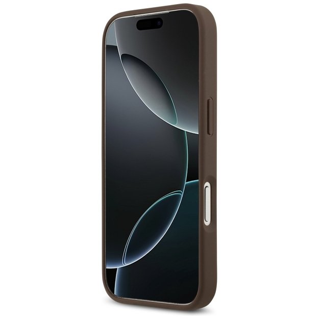 Guess 4G Nauble Card Triangle Case for iPhone 17 Pro - Brown 4