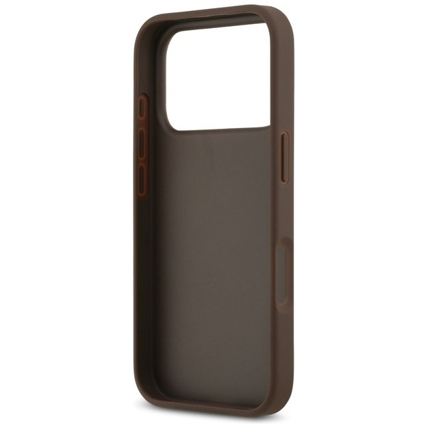 Guess 4G Nauble Card Triangle Case for iPhone 17 Pro - Brown 6