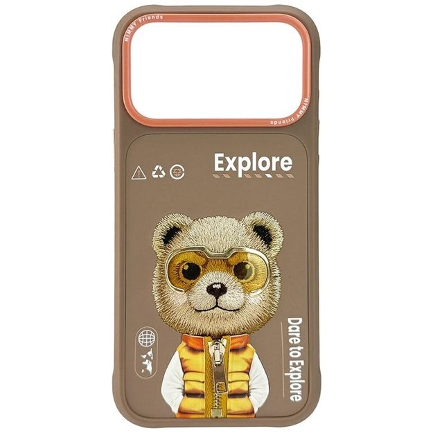 Nimmy Cool&amp Cute 2.0 Bear Case for iPhone 17 Pro - Beige