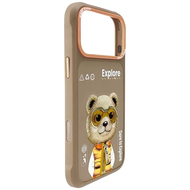 Nimmy Cool&amp Cute 2.0 Bear Case for iPhone 17 Pro - Beige 1