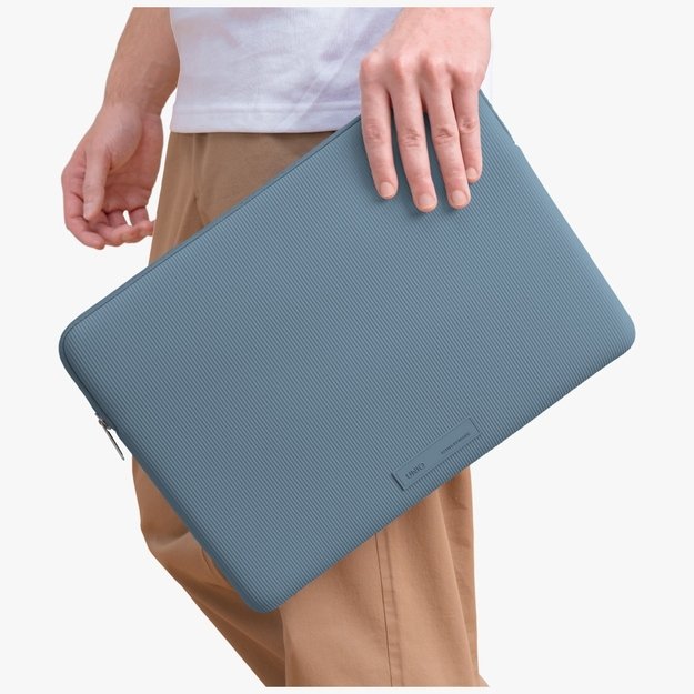 Uniq Cyprus Ridge Edition Laptop Sleeve bag for a 14&quot  water-resistant neoprene laptop - blue 4