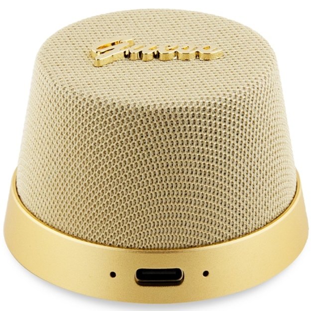 Guess Magnetic Script Metal Bluetooth speaker - gold 1