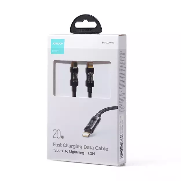 Joyroom S-CL020A12 Lightning / USB-C PD cable 20W 1.2m - black 11