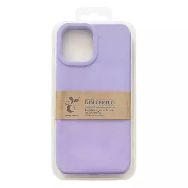 Eco Case case for iPhone 14 Plus silicone degradable cover purple 12