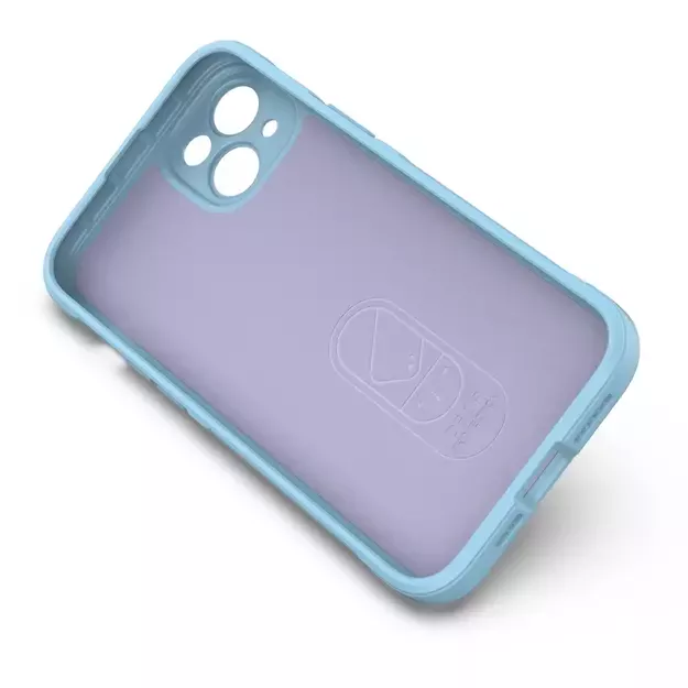 Magic Shield Case case for iPhone 14 Plus flexible armored case light blue 9