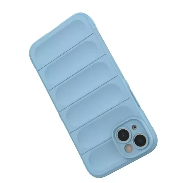 Magic Shield Case case for iPhone 14 Plus flexible armored case light blue 5