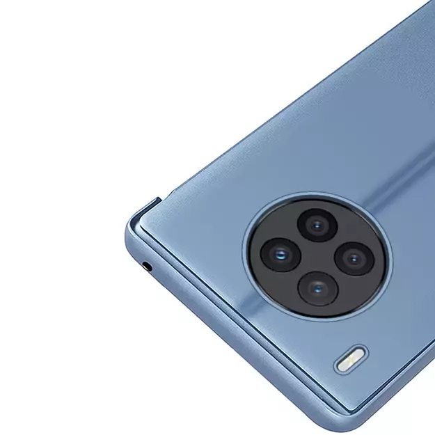 Clear View Case cover for Huawei nova 8i cover with a flap black 15