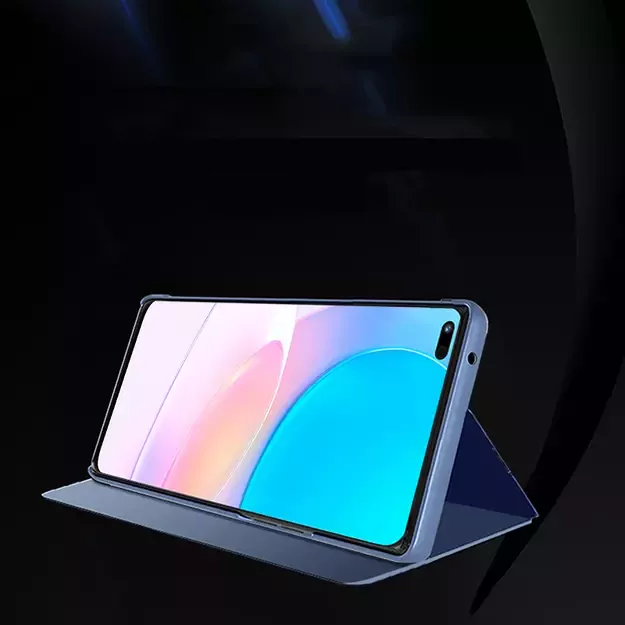 Clear View Case cover for Huawei nova 8i cover with a flap black 10