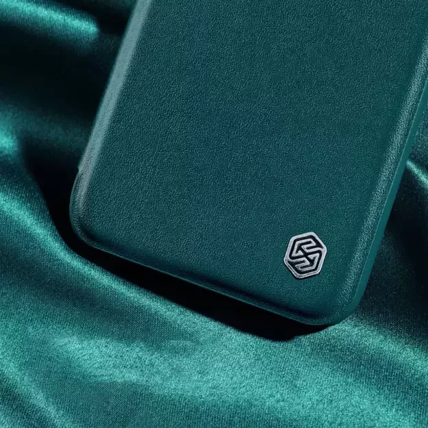 Nillkin Qin Leather Pro Case iPhone 14 Plus Camera Cover Holster Cover Flip Case Green 20