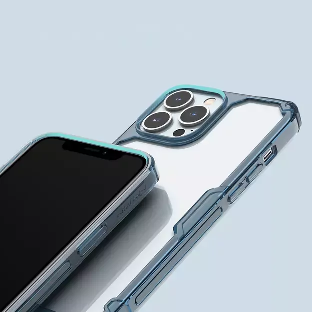 Nillkin Nature Pro case iPhone 14 Pro Max armored cover blue 14