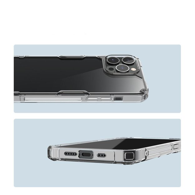 Nillkin Nature Pro case iPhone 14 Pro Max armored cover blue 38