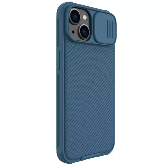Nillkin CamShield Pro Case iPhone 14 Plus Armored Cover Camera Protector Blue 19