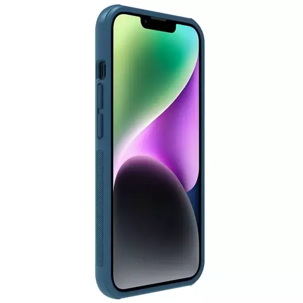 Nillkin Super Frosted Shield Pro case for iPhone 14 Plus back cover blue 19