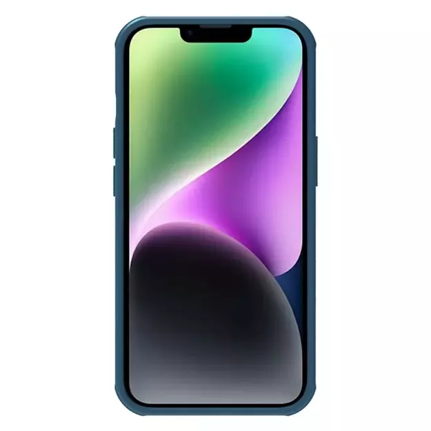 Nillkin Super Frosted Shield Pro case for iPhone 14 Plus back cover blue 18