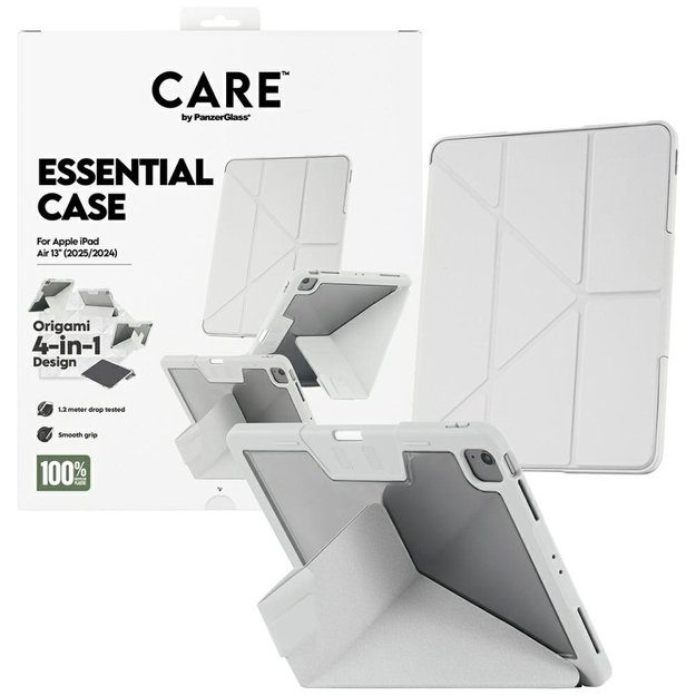 Care by PanzerGlass Y fold case for iPad Air 13&quot  2024 / 2025 - light gray 3