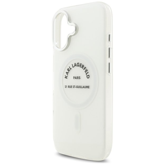 Karl Lagerfeld IML Karl RSG Logo MagSafe Case for iPhone 17 - Transparent 5
