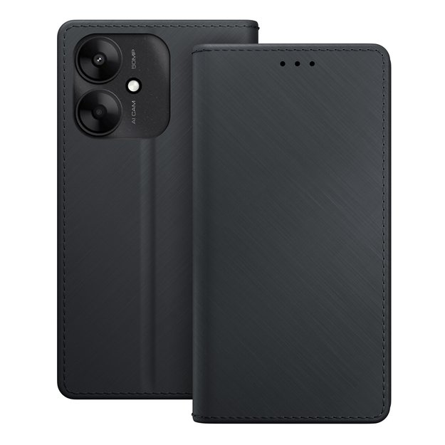3mk Wallet Case for Xiaomi Redmi 13C 5G - Black 1