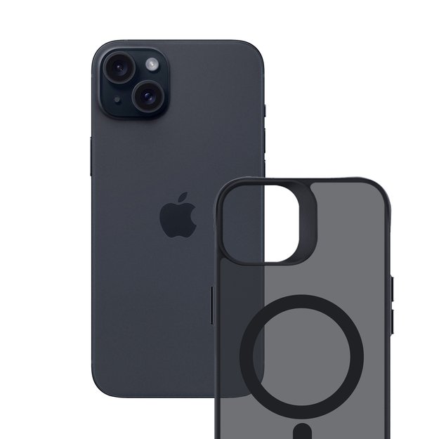 3mk Smoke MagCase with MagSafe for iPhone 15 Plus - semi-transparent 12