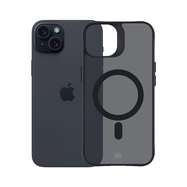 3mk Smoke MagCase with MagSafe for iPhone 15 Plus - semi-transparent 8