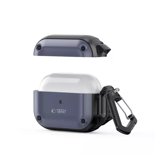 Tech-Protect Rough Hook Case with Carabiner for Apple AirPods Pro 1 / 2 - Blue 9