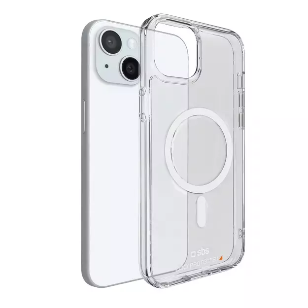 SBS D3O MagSafe Case for iPhone 14 / 13 - Transparent 4