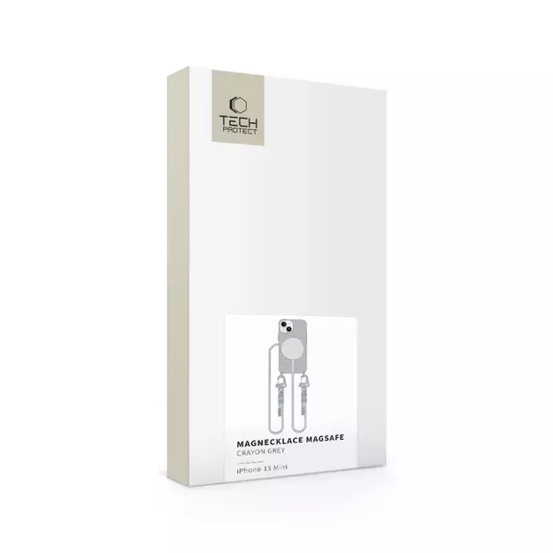 Tech-Protect MagNecklace MagSafe Case for iPhone 13 MINI - Gray 8