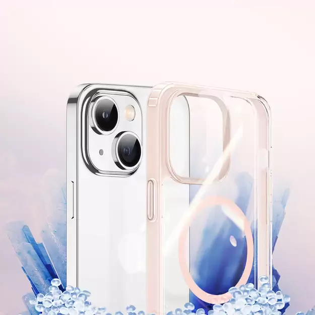 Dux Ducis Clin2 case for iPhone 14 Plus magnetic MagSafe cover pink 11