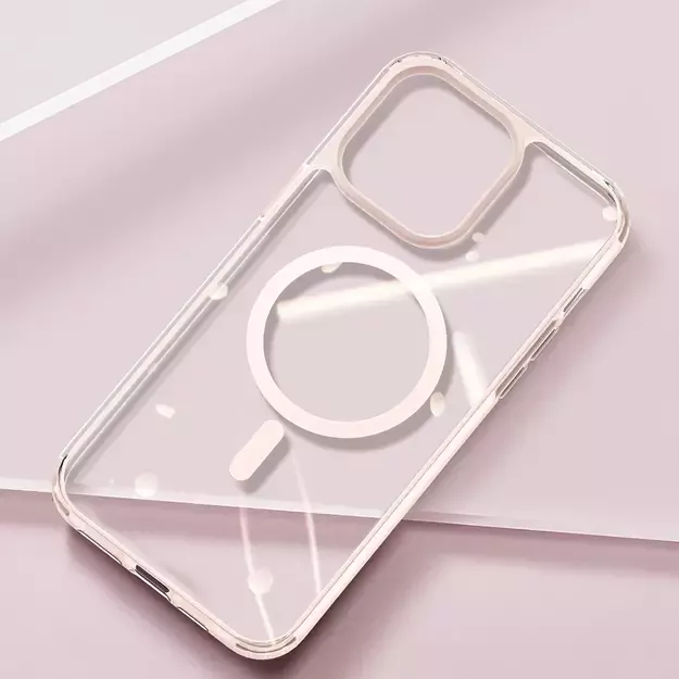 Dux Ducis Clin2 case for iPhone 14 Plus magnetic MagSafe cover pink 10