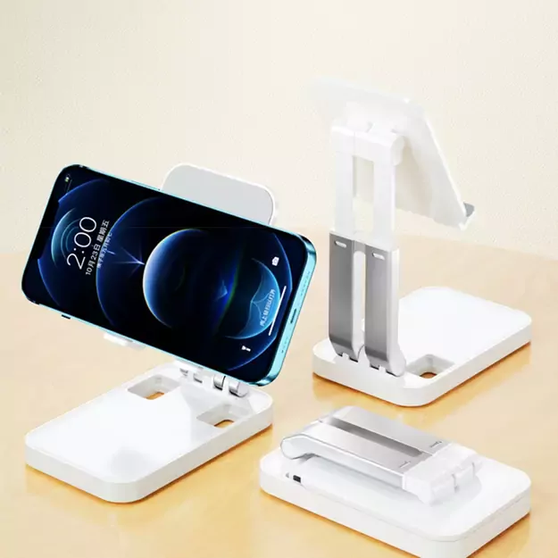 Folding phone stand for tablet (K15) - white 1