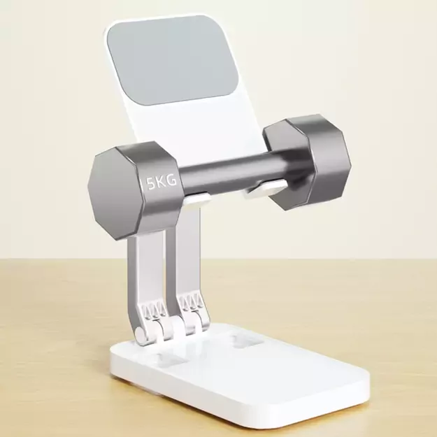 Folding phone stand for tablet (K15) - white 2
