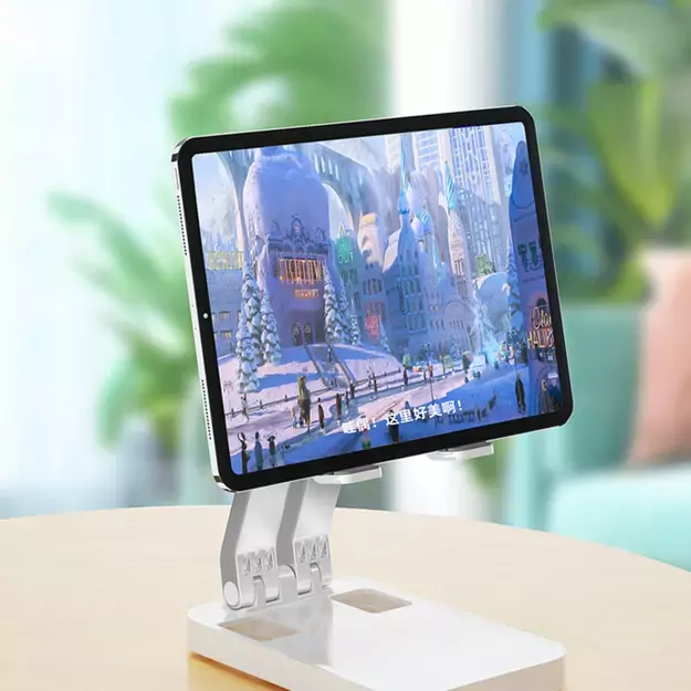Folding phone stand for tablet (K15) - white 6