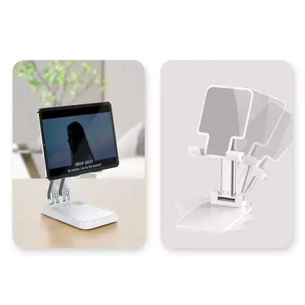 Folding phone stand for tablet (K15) - white 3